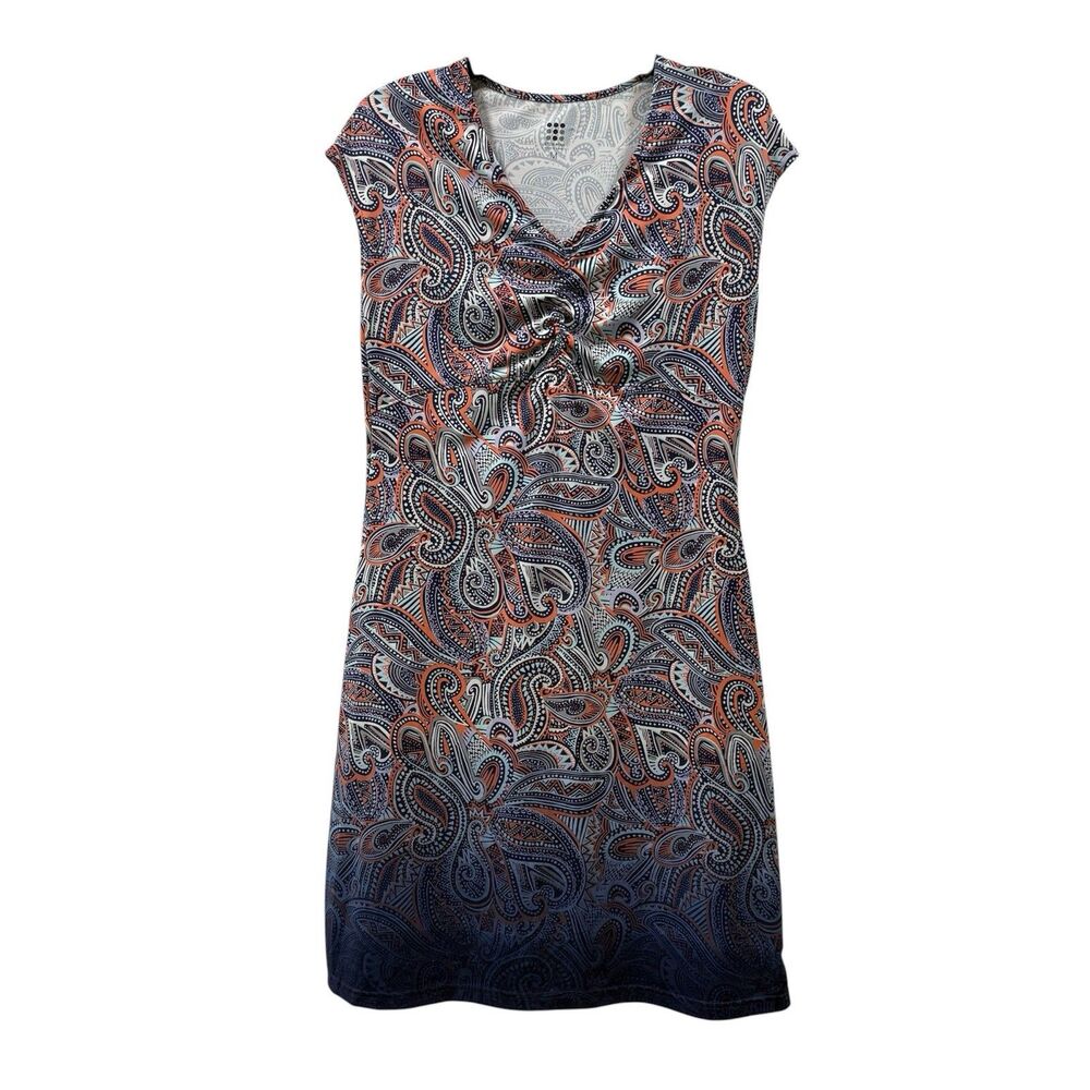 Title Nine Paisley Athletic Dress Size M Athleisure Pocket